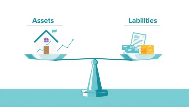 Comparison chart of assets vs liabilities for Indian beginners