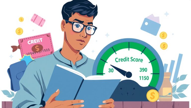 Indian beginner learning about credit score and managing debt responsibly