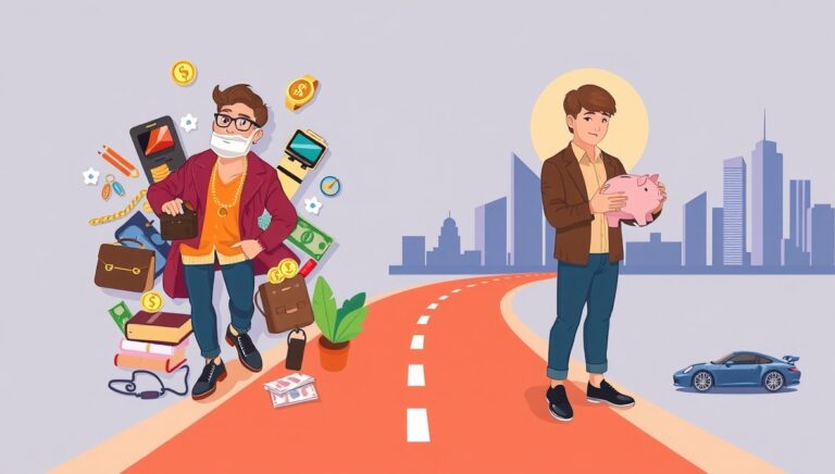 Young professional avoiding lifestyle inflation by saving extra income